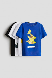 تی شرت پسرانه 27995 سایز 3 تا 10 سال مارک H&M