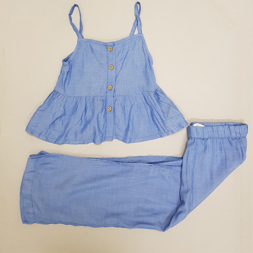 ست دخترانه 27748 سایز 2 تا 8 سال مارک H&M
