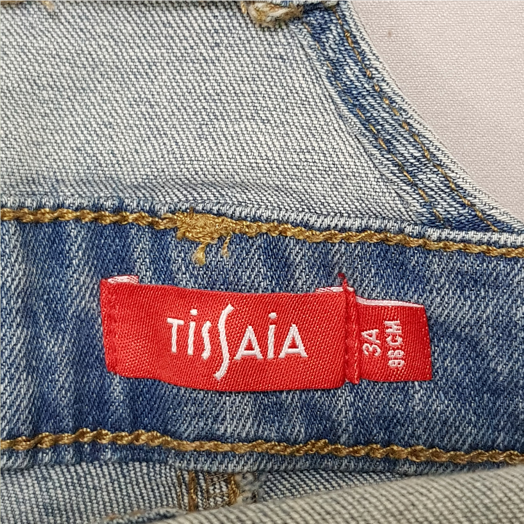 پیشبندار جینز 28045 سایز 3 تا 14 سال مارک Tissaia   *