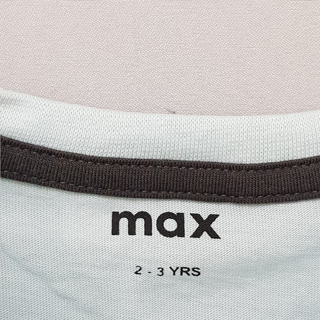 تی شرت پسرانه 28002 سایز 2 تا 8 سال مارک MAX   *