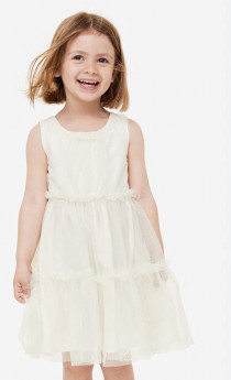 سارافون دخترانه 27746 سایز 1.5 تا 12 سال  مارک H&M   *