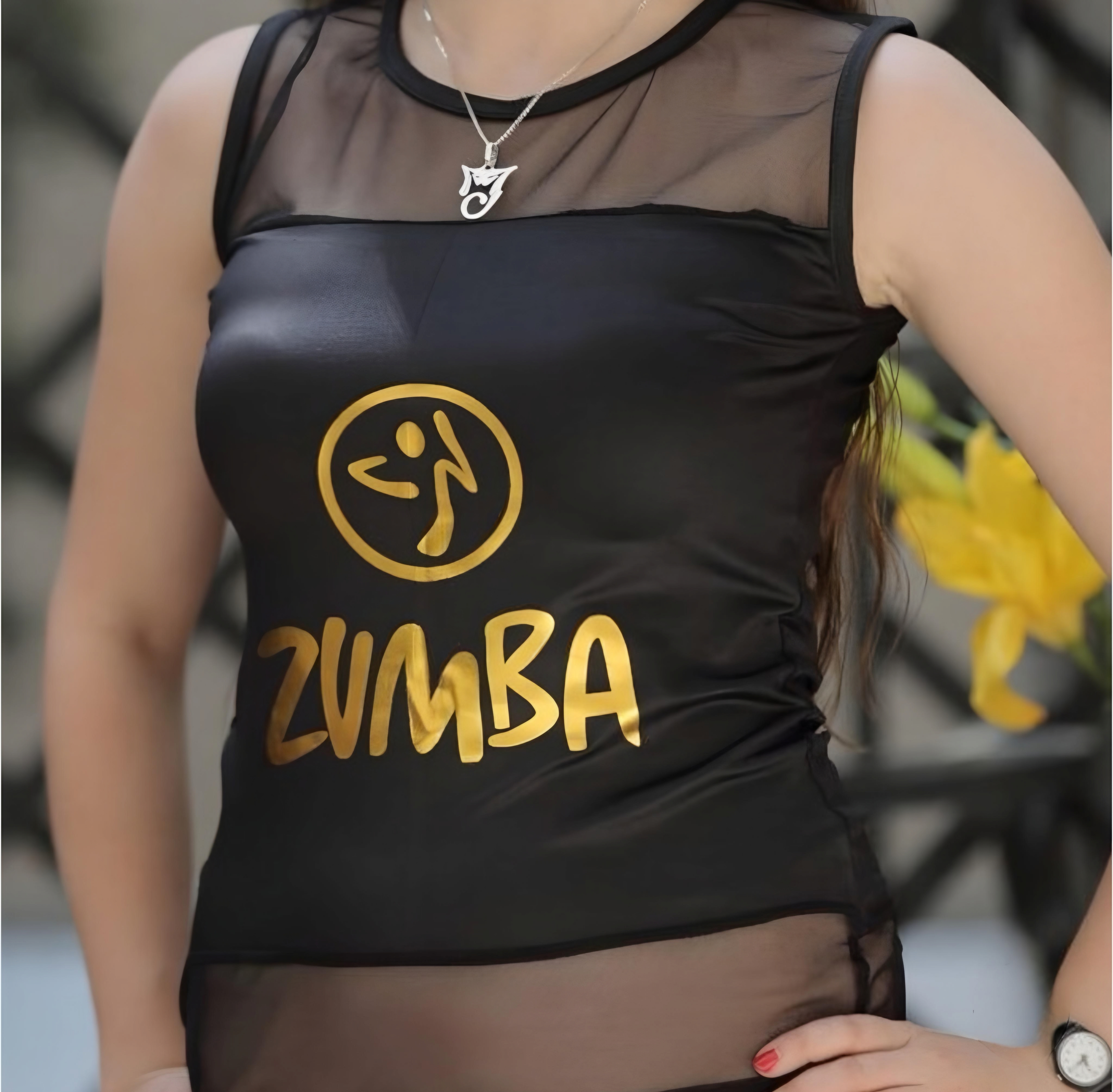 تاپ زنانه طرح Zumba کد 373