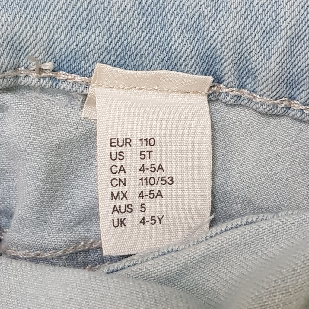 پیشبندار شلواری دخترانه 28170 سایز 1.5 تا 10 سال مارک H&M   *