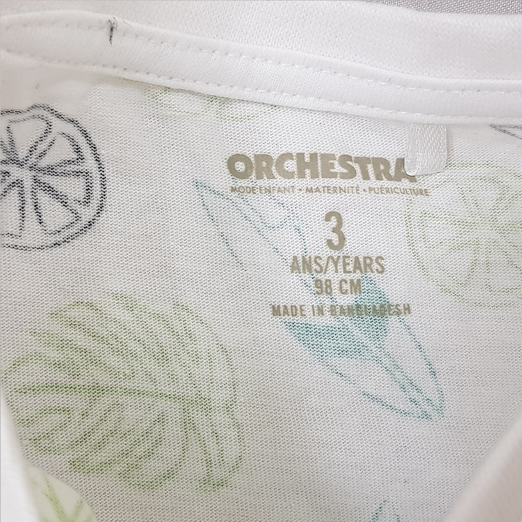 تاپ پسرانه 28146 سایز 3 تا 12 سال کد 1 مارک Orchestra   *
