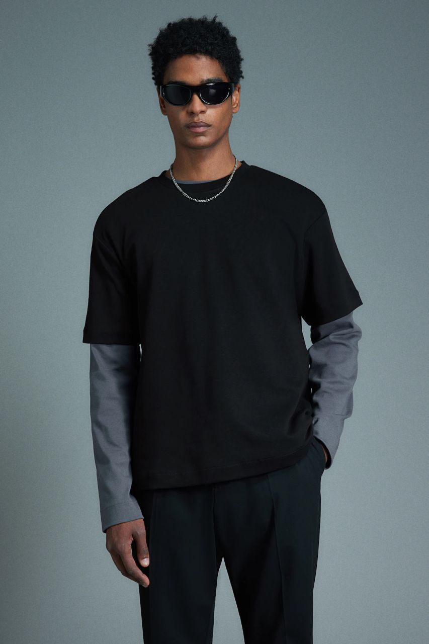 تی شرت مردانه 27883 کد 2 مارک H&M
