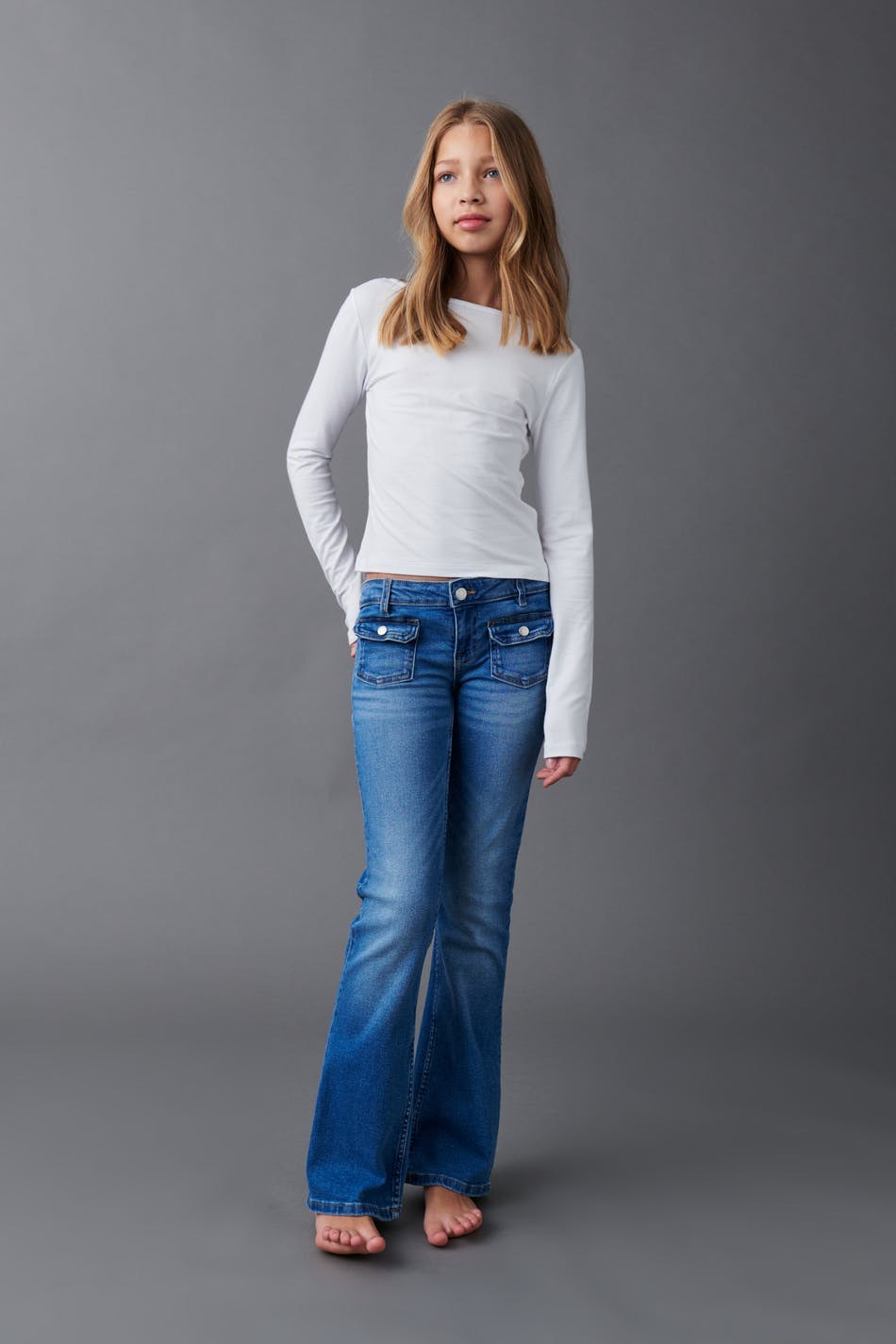 شلوار جینز 28012 سایز 6 تا 14 سال کد 2 مارک Denim Wear