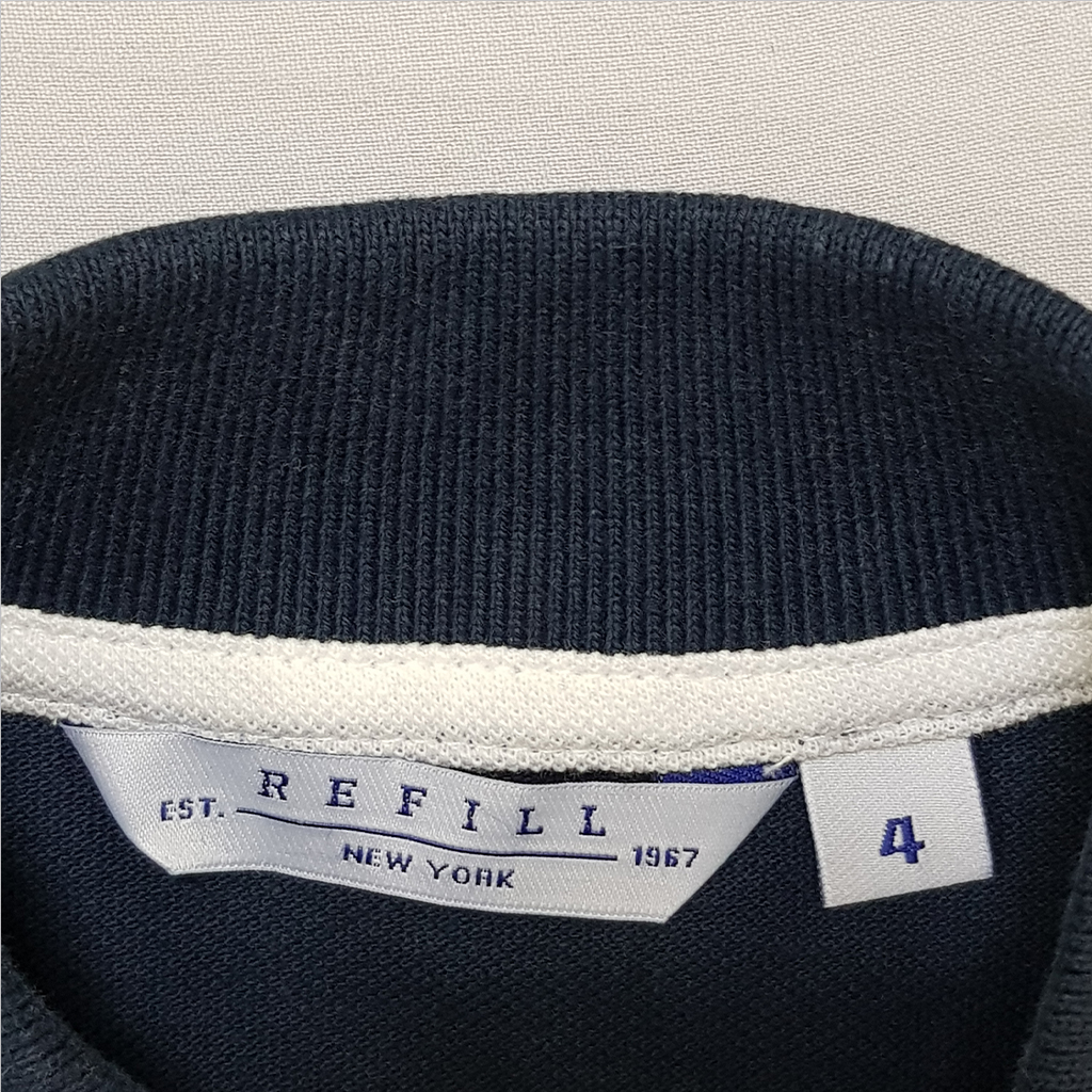 تی شرت یقه دار پسرانه 28242 سایز 4 تا 10 سال مارک REFILL