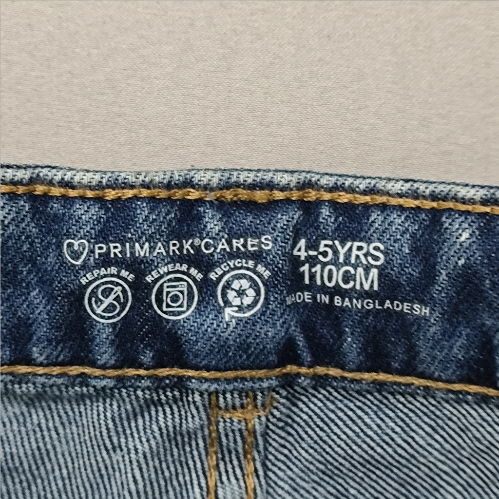 شلوارک جینز پسرانه 28210 سایز 1.5 تا 12 سال مارک PRIMARK