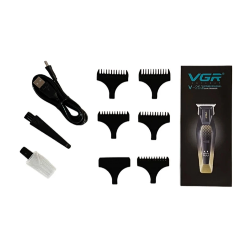 ماشین اصلاح موی سر و صورت شارژی وی جی ار مدل V 253 کد 802210