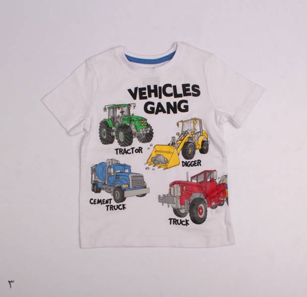 تی شرت پسرانه 11035 سایز 2 تا 8 سال مارک met boys