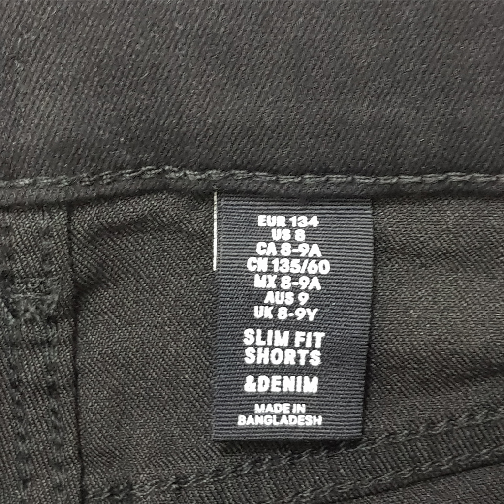 شلوارک جینز پسرانه 28463 سایز 8 تا 15 سال کد2 مارک H&M