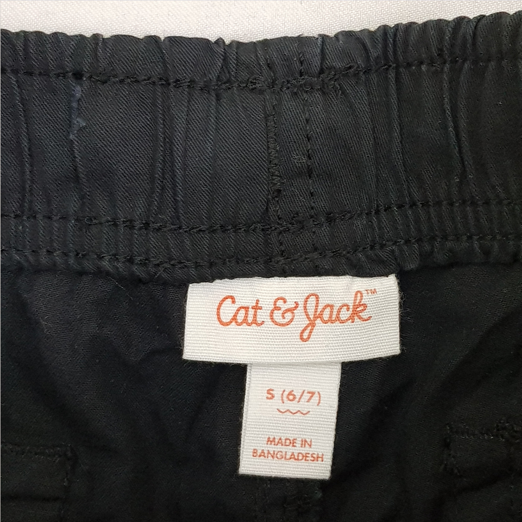 شلوارک کتان پسرانه 28519 سایز 4 تا 18 سال کد 7 مارک CAT&JACK   *