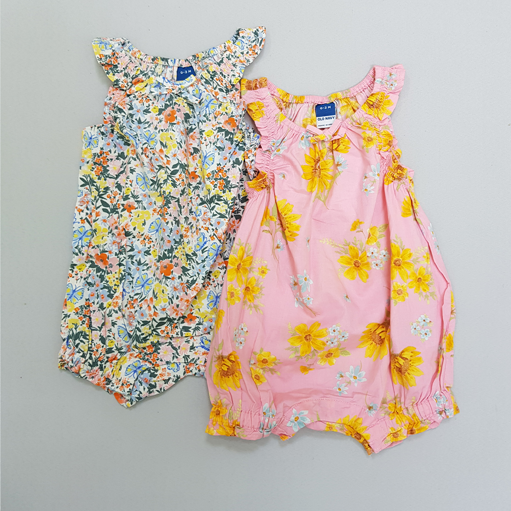رامپر دخترانه 28675 سایز بدوتولد تا 24 ماه مارک OLD NAVY