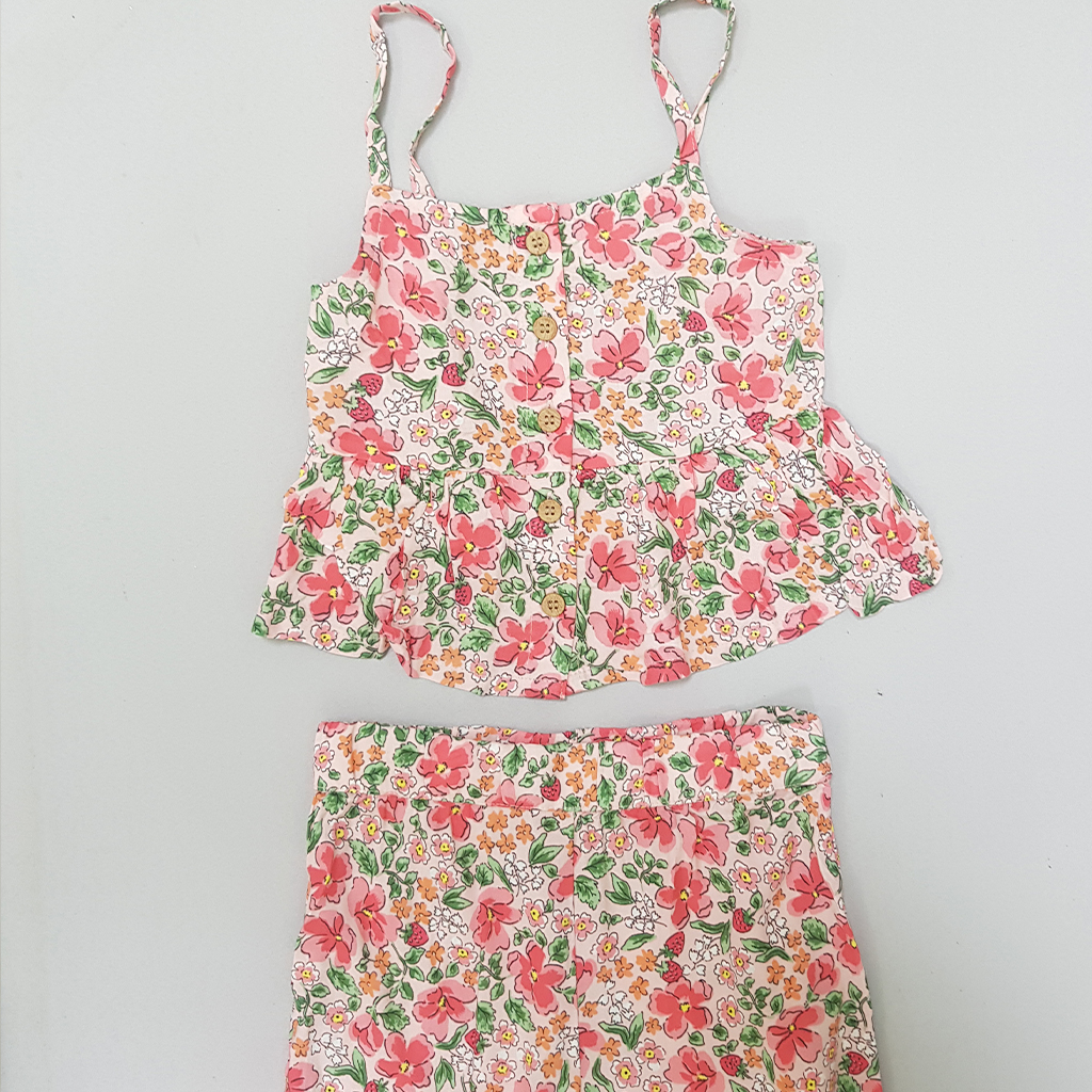 ست دخترانه 28652 سایز 1.5 تا 10 سال مارک H&M