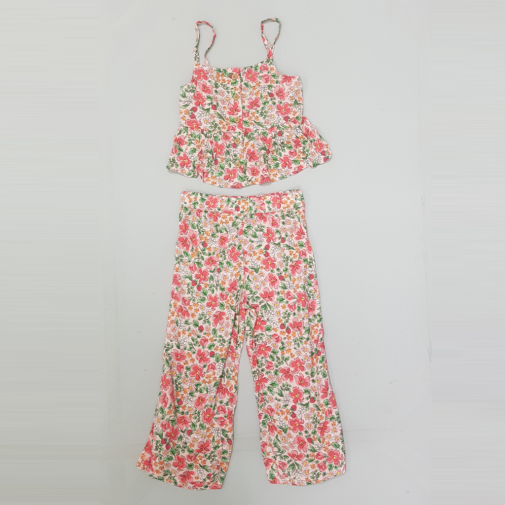 ست دخترانه 28652 سایز 1.5 تا 10 سال مارک H&M