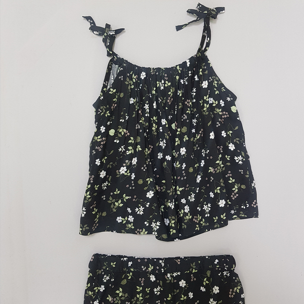 ست دخترانه 28653 سایز 1.5 تا 10 سال کد 1 مارک H&M