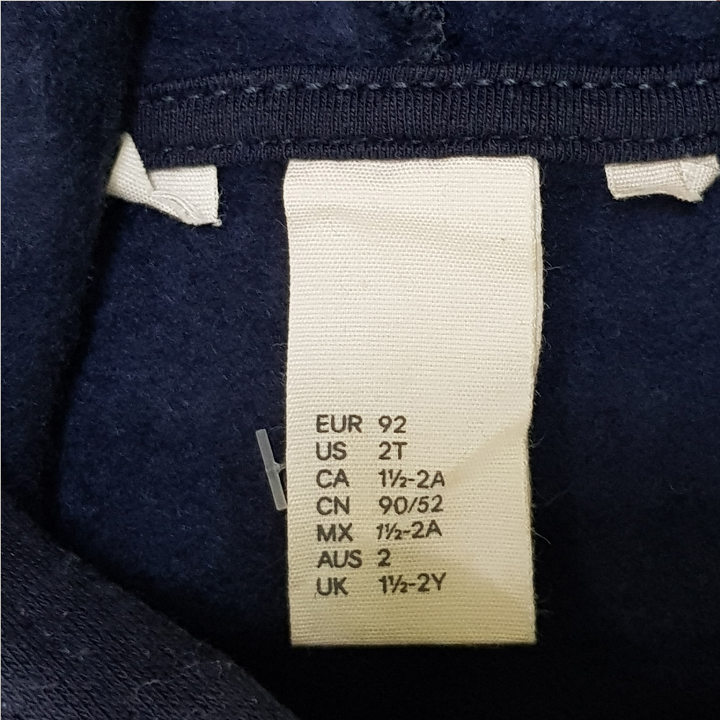 هودی دخترانه 28577 سایز 1.5 تا 12 سال کد 2 مارک H&M   *