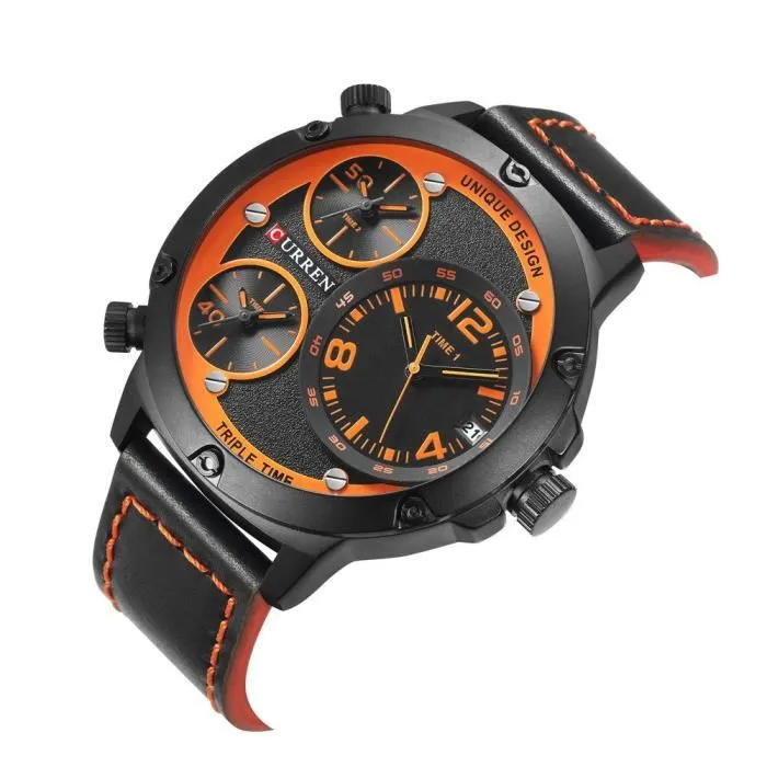 ساعت مچی مردانه برند CURREN 8262 کد 2304