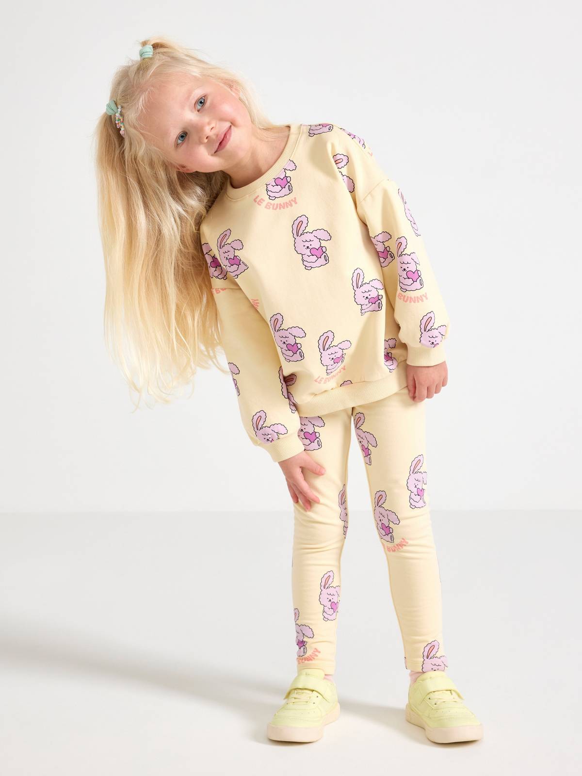 ست پلیور شلوار دخترانه 28797 سایز 1.5 تا 8 سال مارک LINDEX