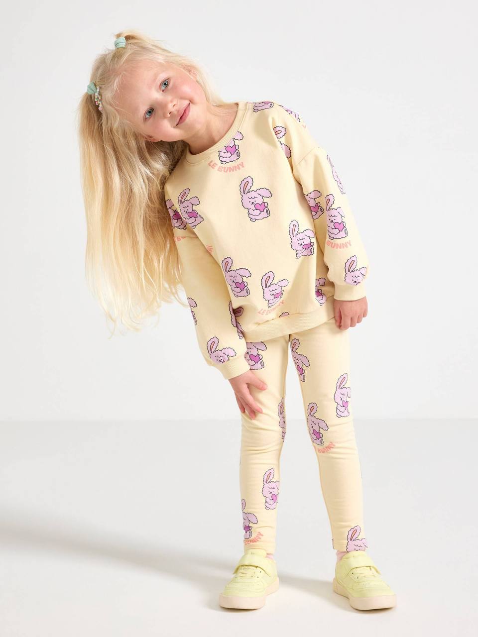 ست پلیور شلوار دخترانه 28797 سایز 1.5 تا 8 سال مارک LINDEX