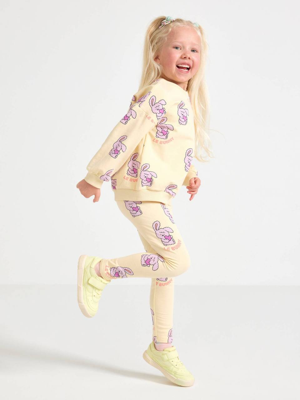 ست پلیور شلوار دخترانه 28797 سایز 1.5 تا 8 سال مارک LINDEX