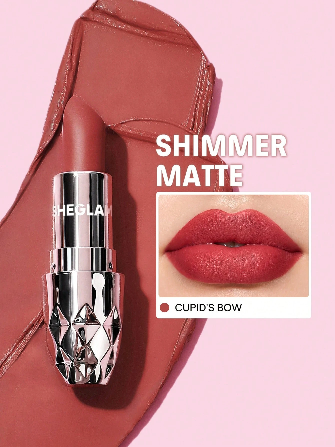 رژلب جامد مات و مخملی شیگلم SHEGLAM Starlight Velvet Lipstick کد 2730