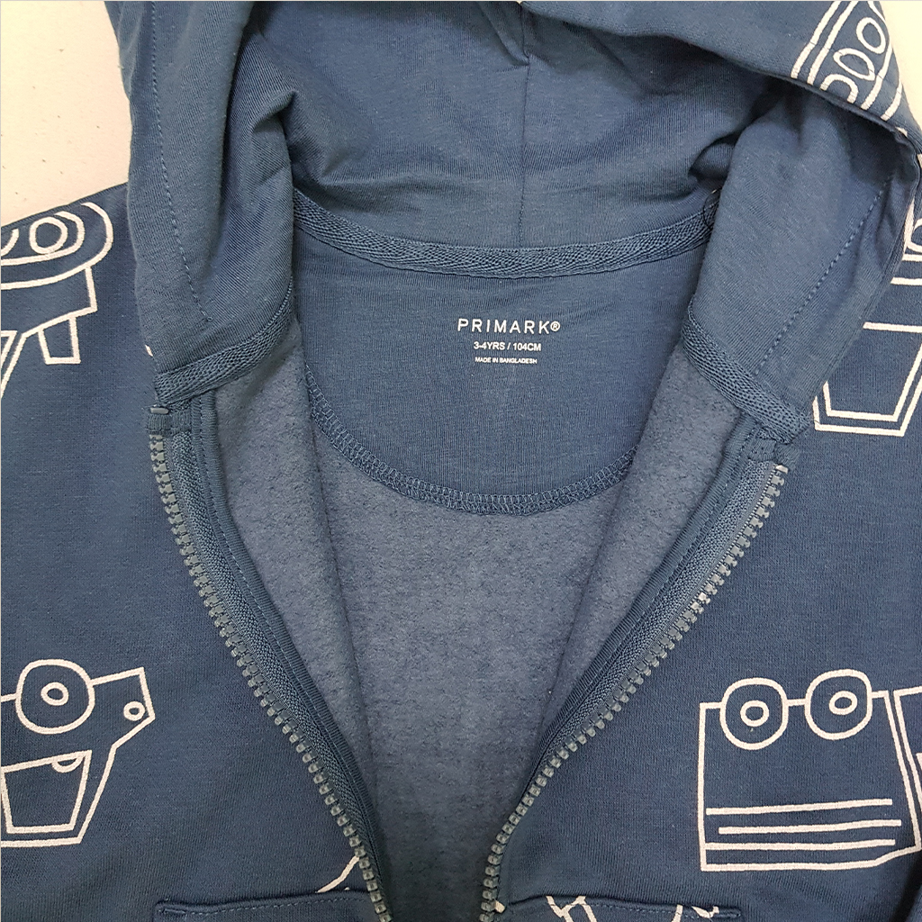 سویشرت توپنبه ای پسرانه 28988 سایز 3 تا 7 سال مارک Primark