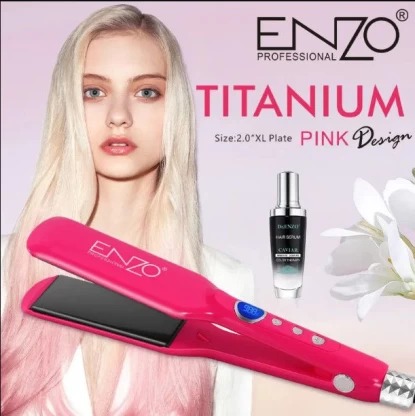 اتو مو حرفه‌ای تیتانیومی برند ENZO مدل EN-3215 کد 3312