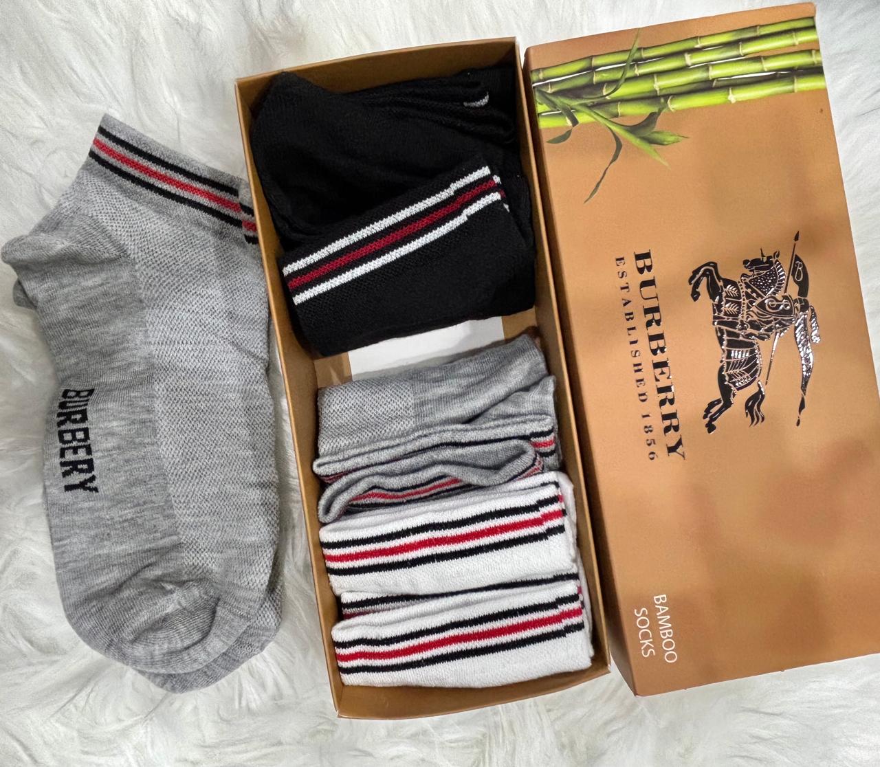 پک 6 عددی جوراب BURBERRY کد 3619