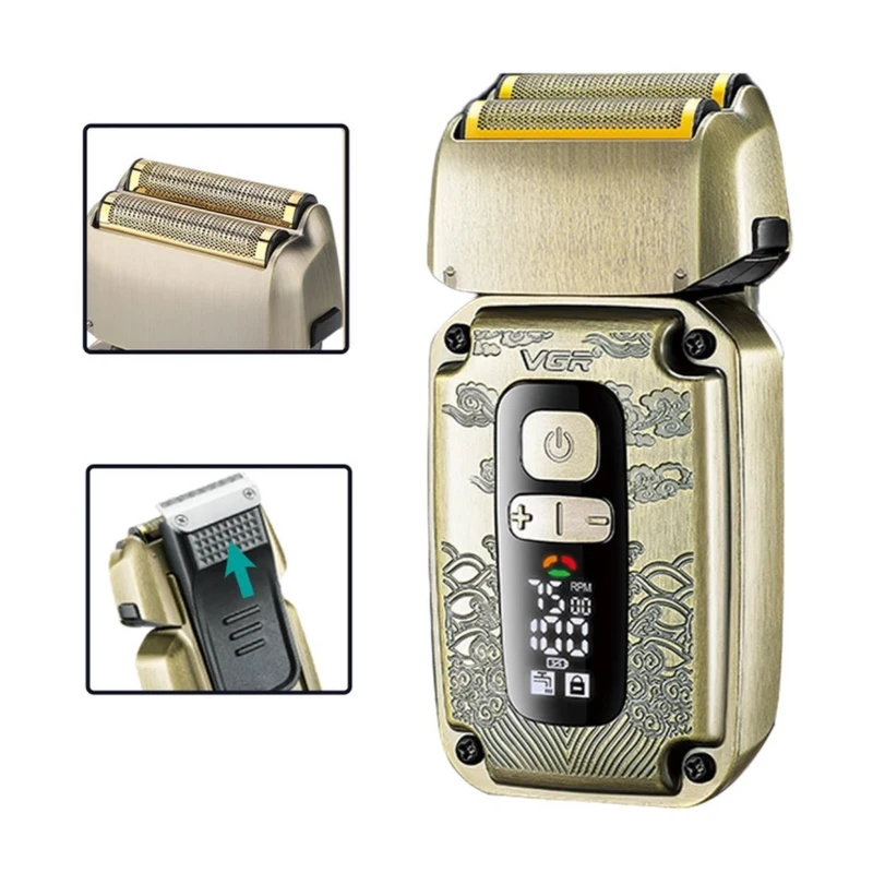 ماشین اصلاح موی سر و صورت وی جی ار مدل V-642 کد 802291