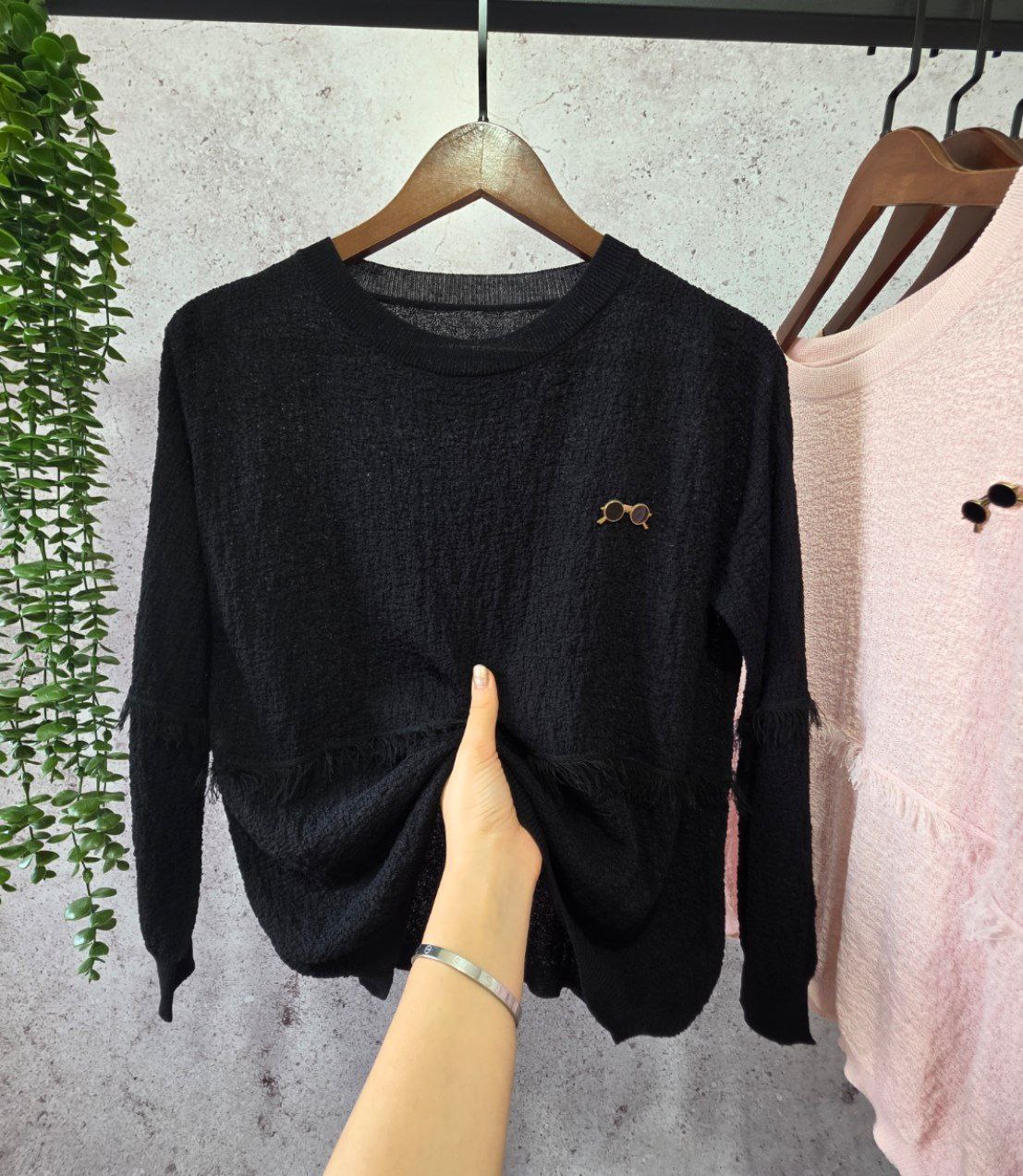 بلوز بافت اسپورت قواره دار زنانه کد 418336