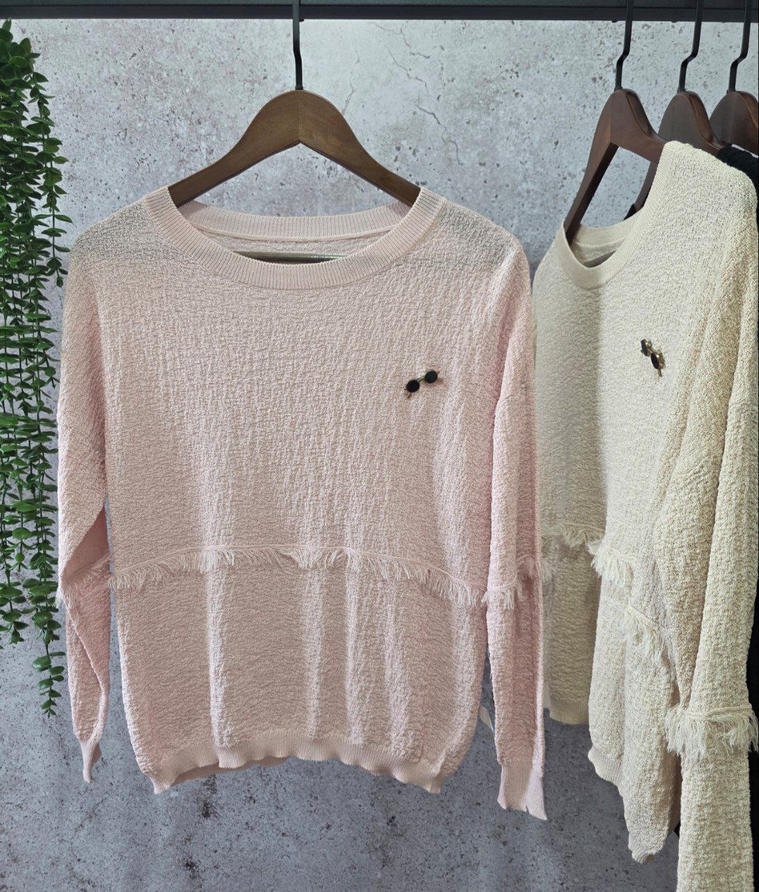 بلوز بافت اسپورت قواره دار زنانه کد 418336