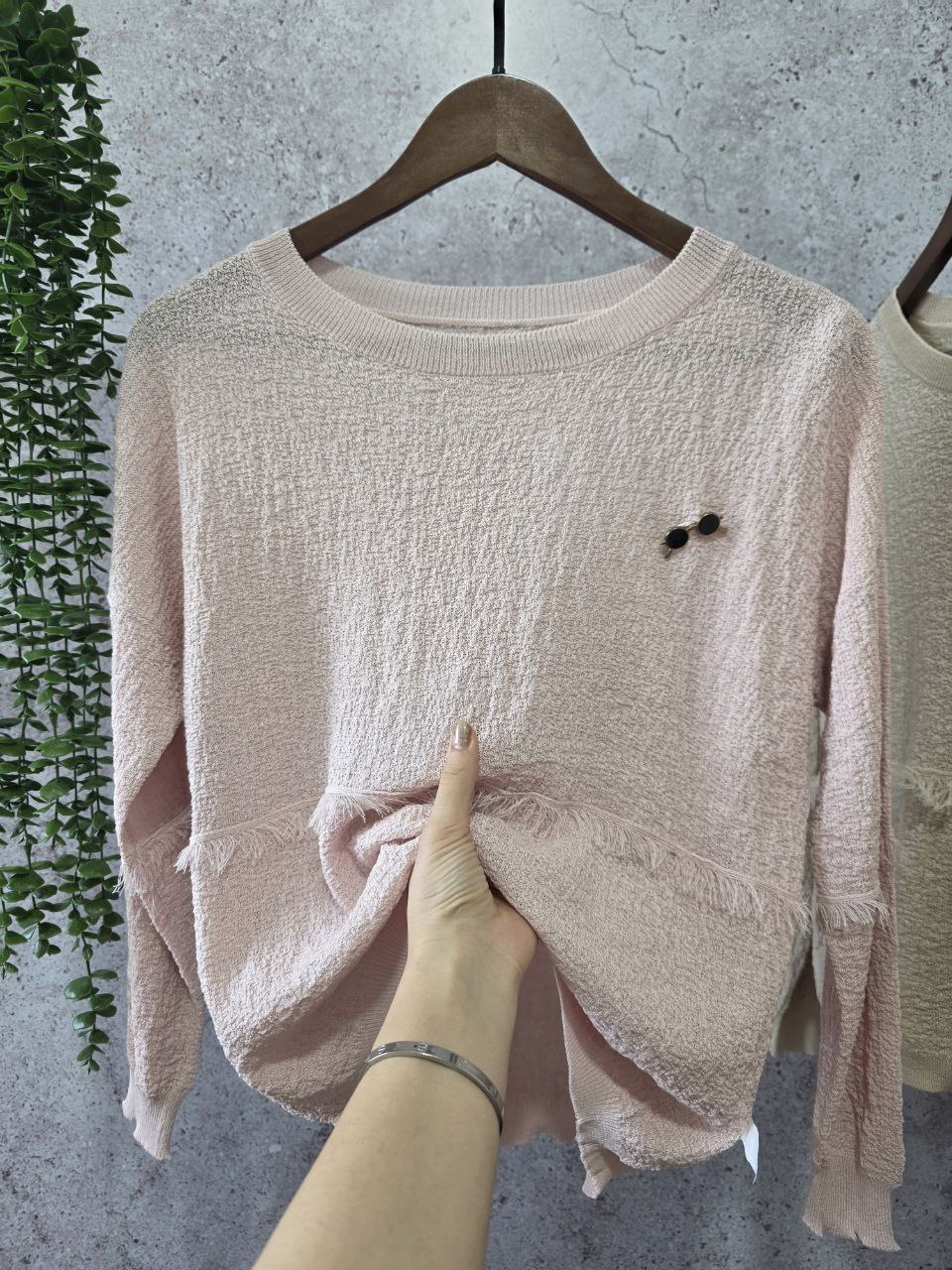 بلوز بافت اسپورت قواره دار زنانه کد 418336