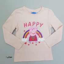 بلوز دخترانه 29183 سایز 2 تا 8 سال مارک PeppaPig   *