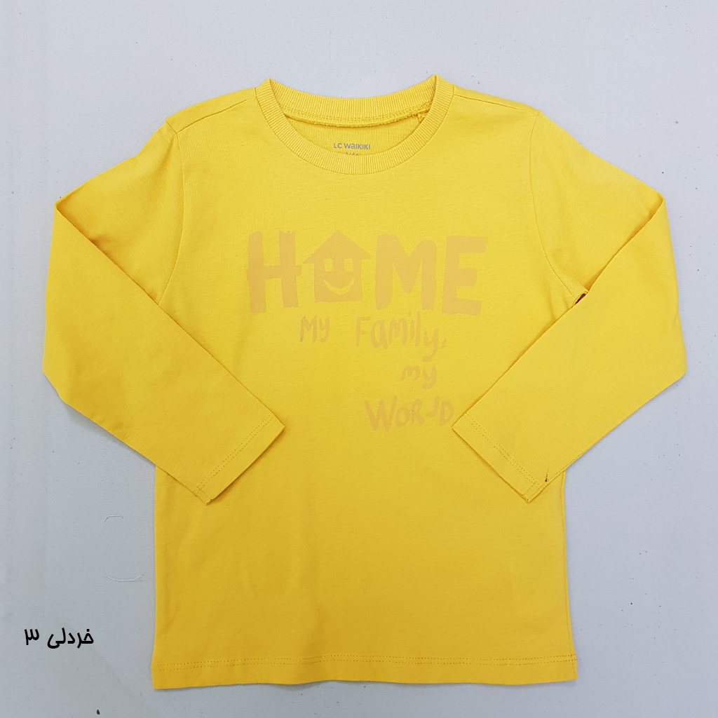 بلوز پسرانه 29227 سایز 9 ماه تا 8 سال کد 8 مارک LC WALKIKI