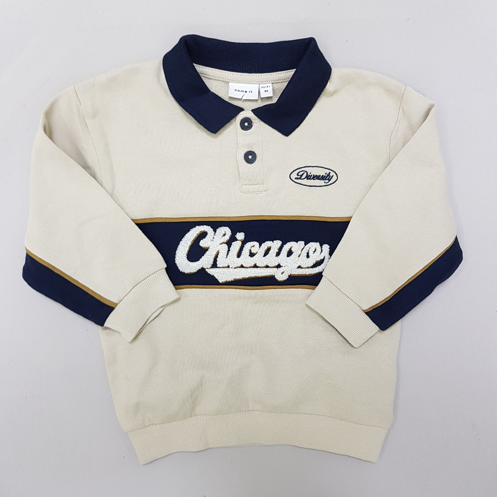 پلیور یقه دار پسرانه 29513 سایز 9 ماه تا 14 سال مارک Name It