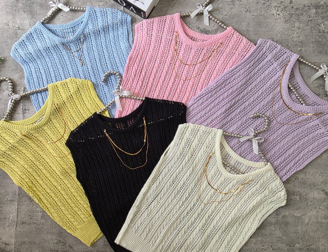 تاپ بافت مجلسی زنانه کد 418654