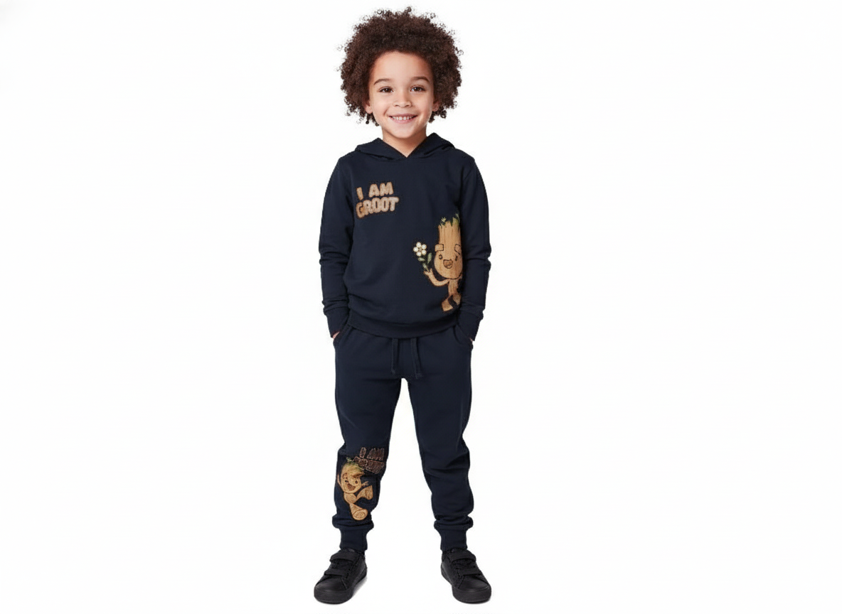 ست هودی و شلوار پسرانه 29588 سایز 3 تا 8 سال مارک Marvel