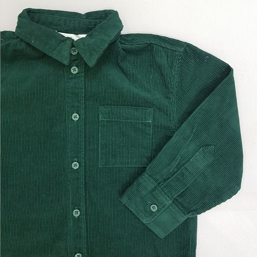 پیراهن مخمل پسرانه 29452 سایز 2 تا 10 سال مارک H&M