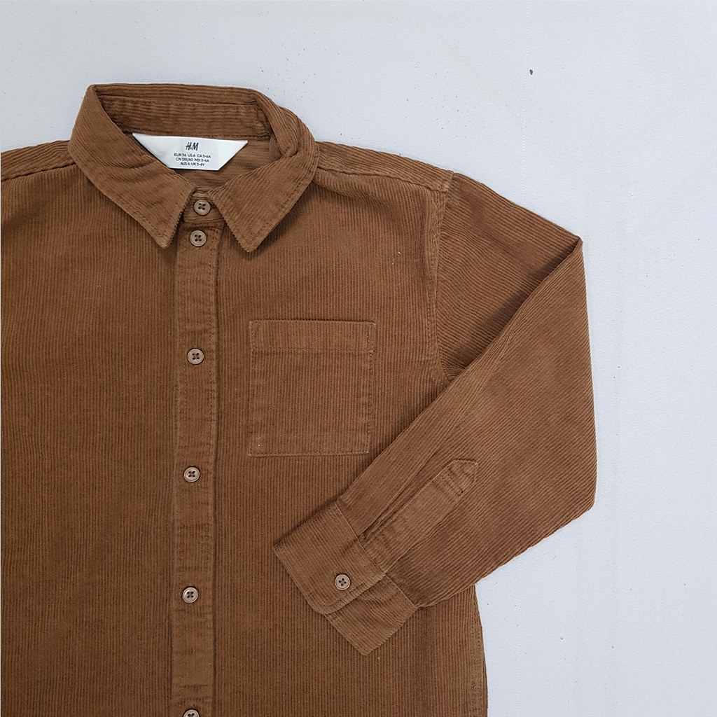 پیراهن مخمل پسرانه 29451 سایز 2 تا 12 سال مارک H&M