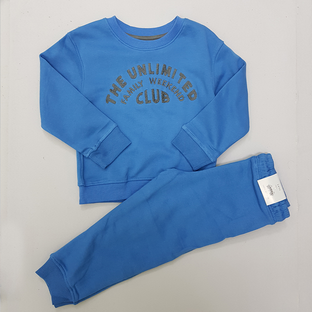 ست پلیور و شلوار پسرانه 29542 سایز 3 تا 14 سال کد 1 مارک B.O.S.S