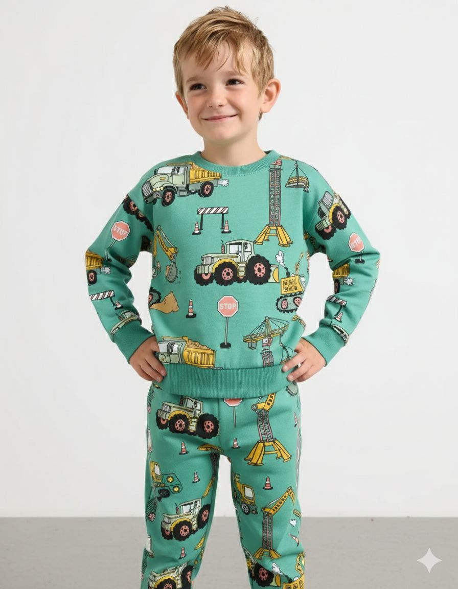 ست پلیور شلوار پسرانه 29229 سایز 2 تا 14 سال کد 5 مارک NEXT   *