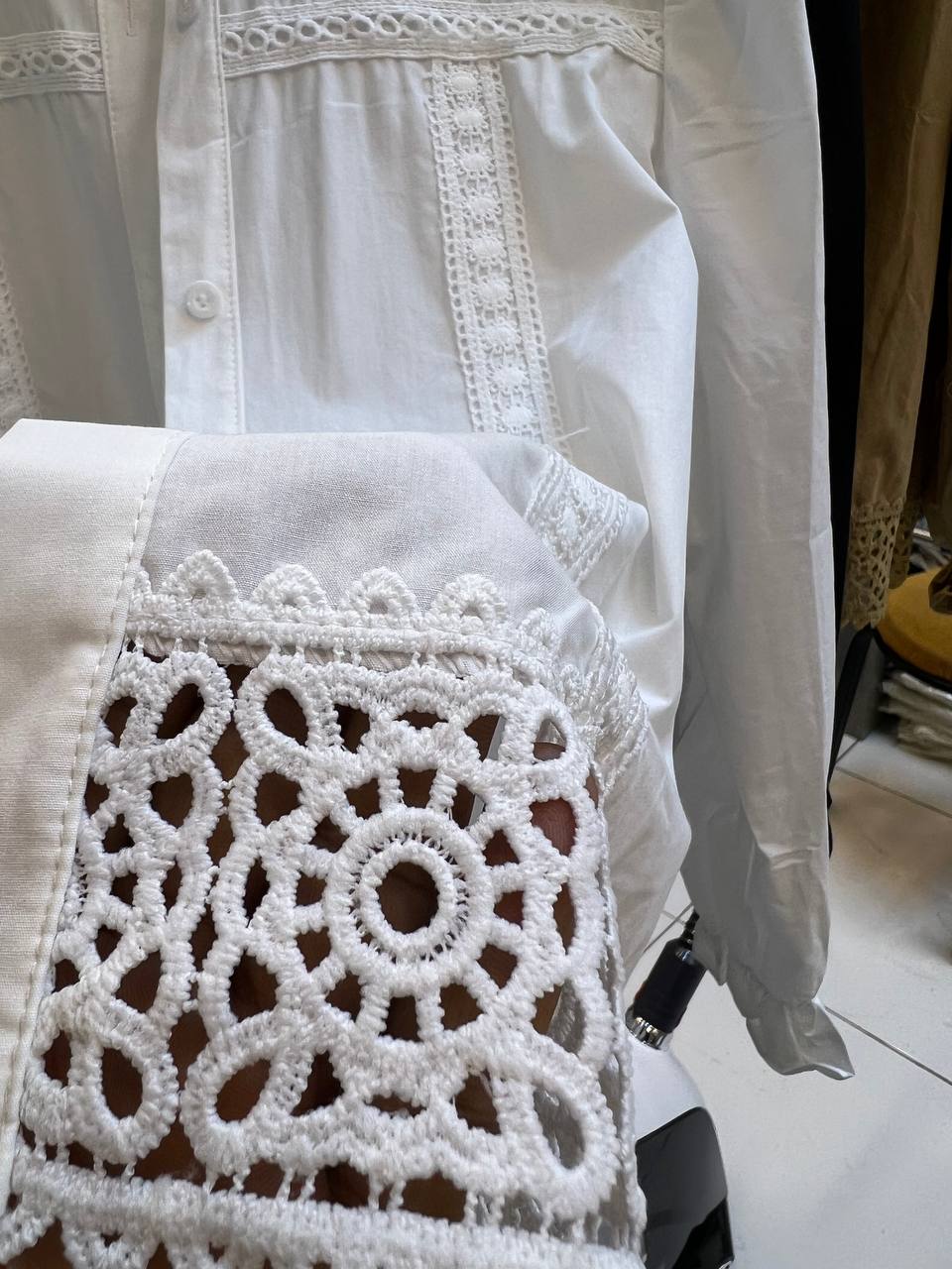 شومیز نخ کتان زنانه کد 418760