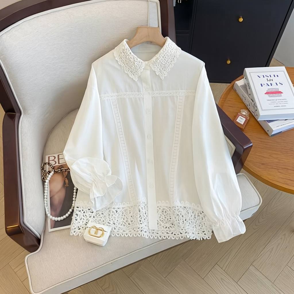 شومیز نخ کتان زنانه کد 418760