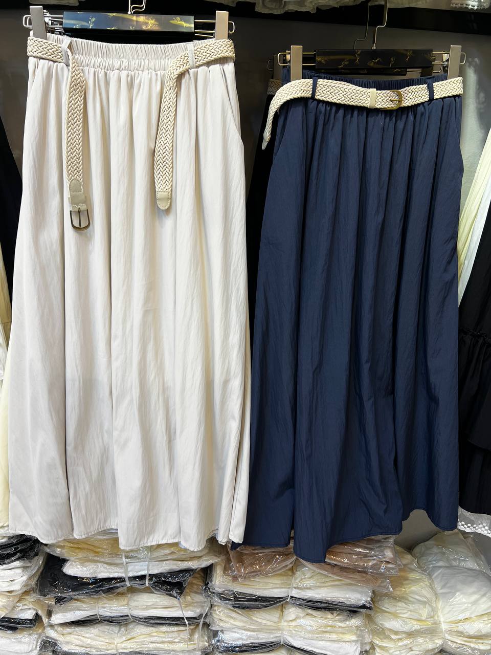 دامن کتان زنانه کد 418762