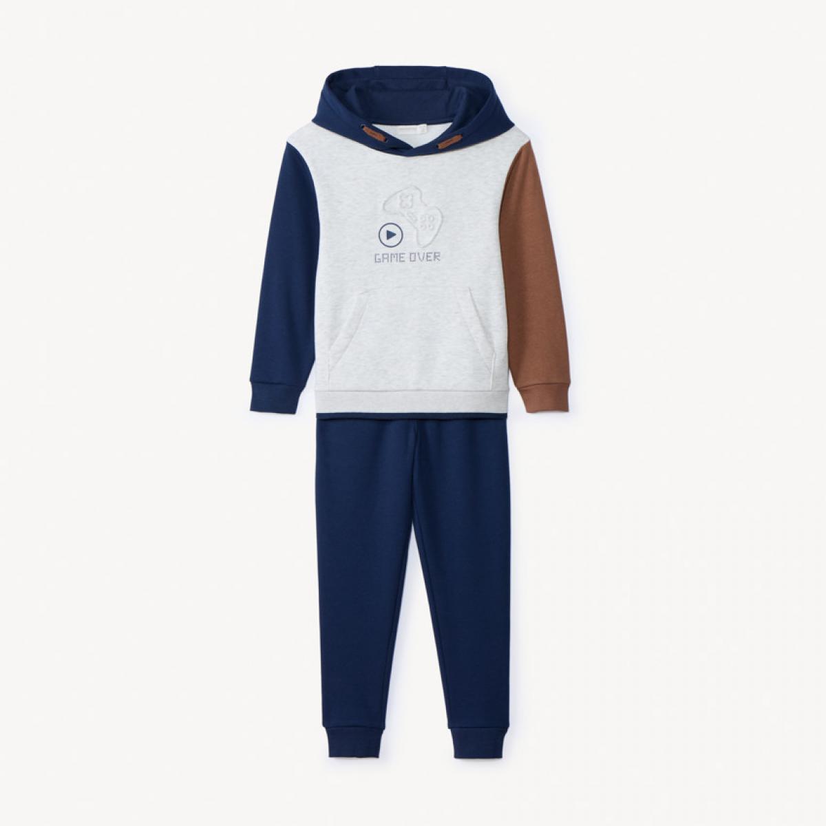 ست هودی و شلوار پسرانه 29663 سایز 5 تا 12 سال مارک Orchestra   *