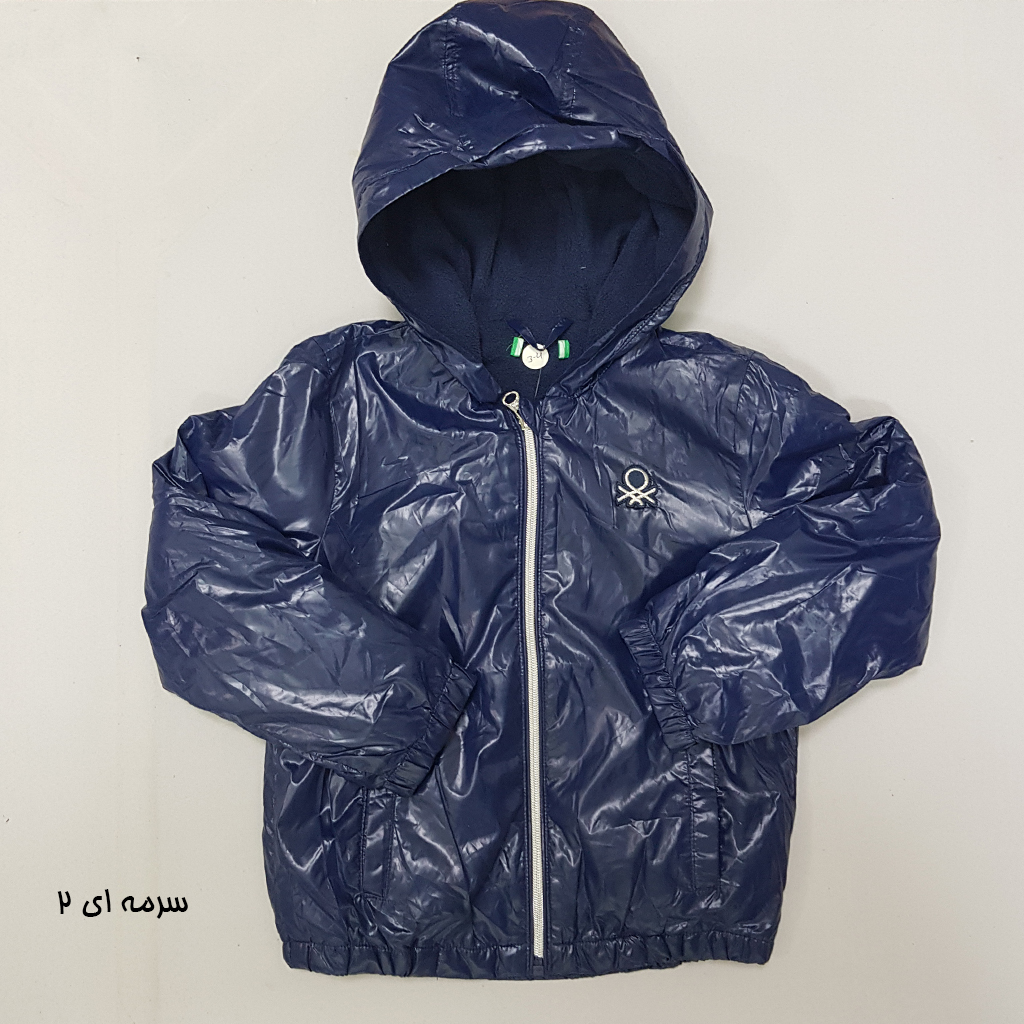 بارانی پسرانه 29870 سایز 2 تا 17 سال کد 2 مارک United Colors Of Benetton