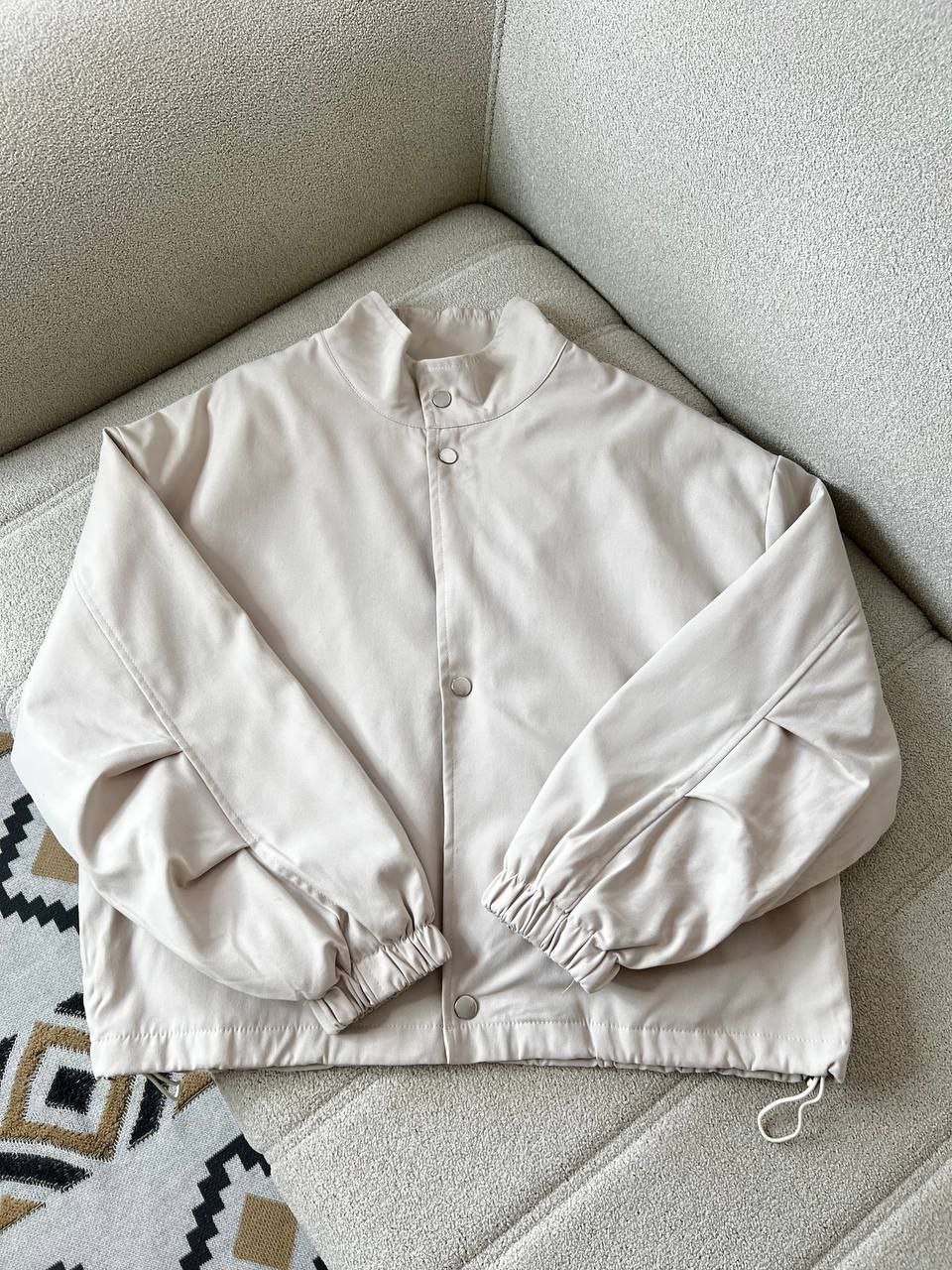 بامبر جکت کتان زنانه کد 418810