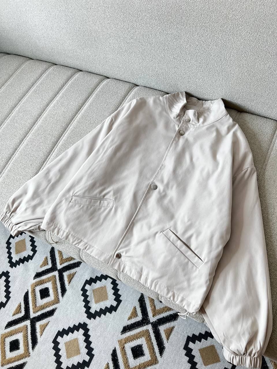 بامبر جکت کتان زنانه کد 418810