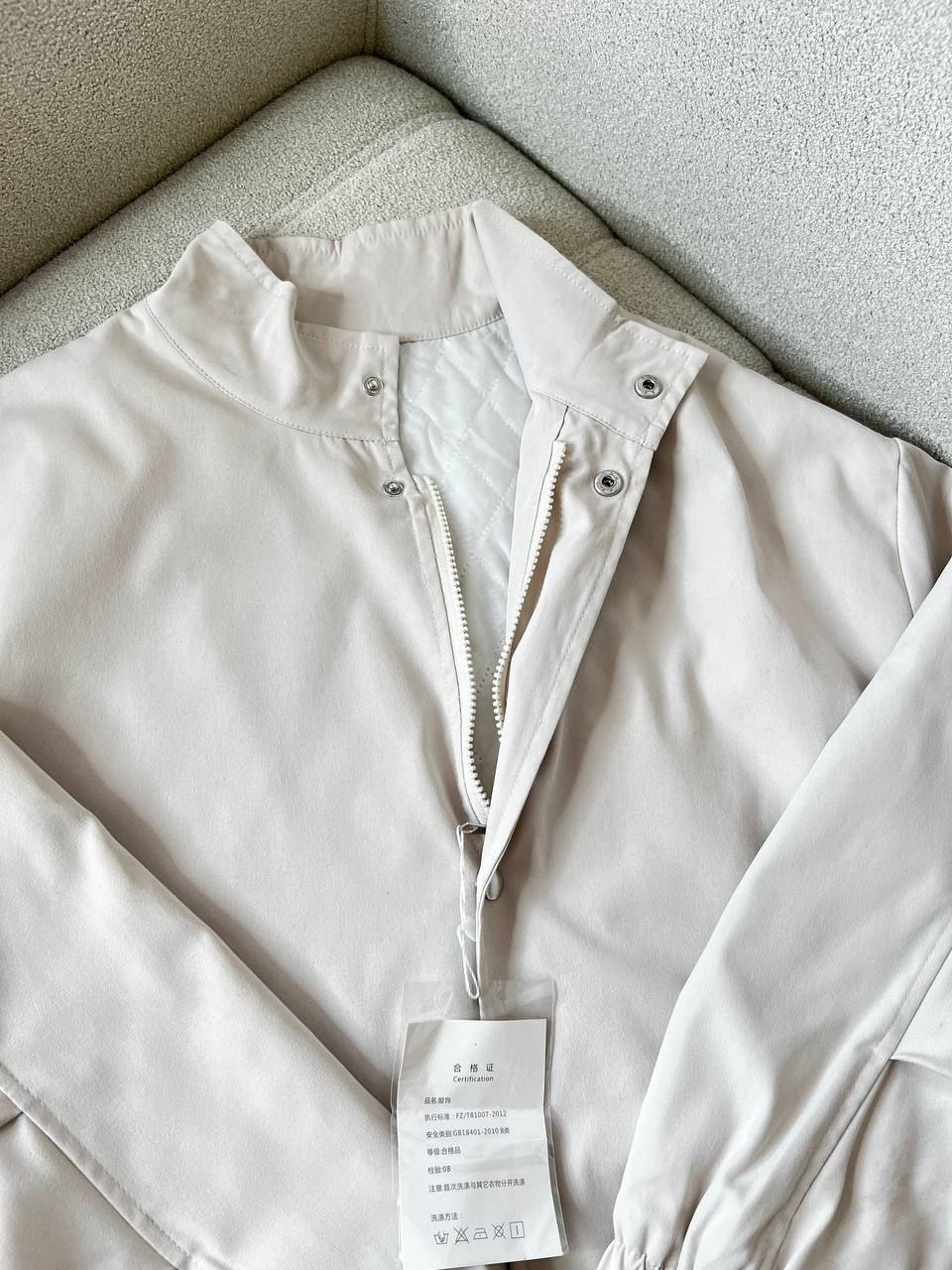 بامبر جکت کتان زنانه کد 418810